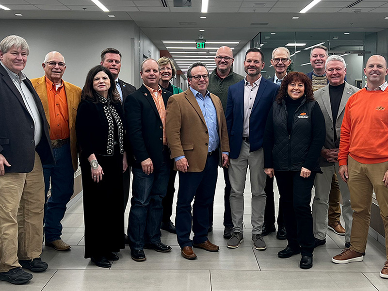 Members of the Dean's Advisory Council in Agricultural Hall.