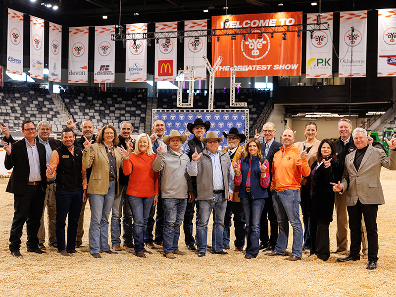 Members of the Dean's Advisory Council and OSU Agriculture at Oklahoma Youth Expo.