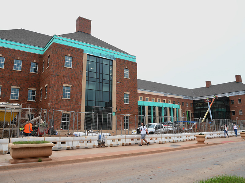 Front of the building