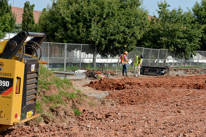 surveyors on the construction site