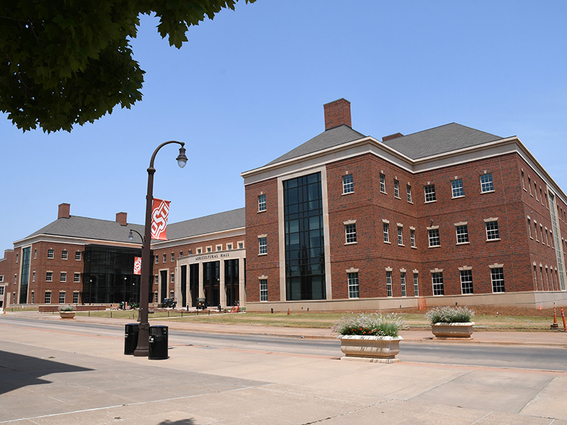 View of new building from southwest corner