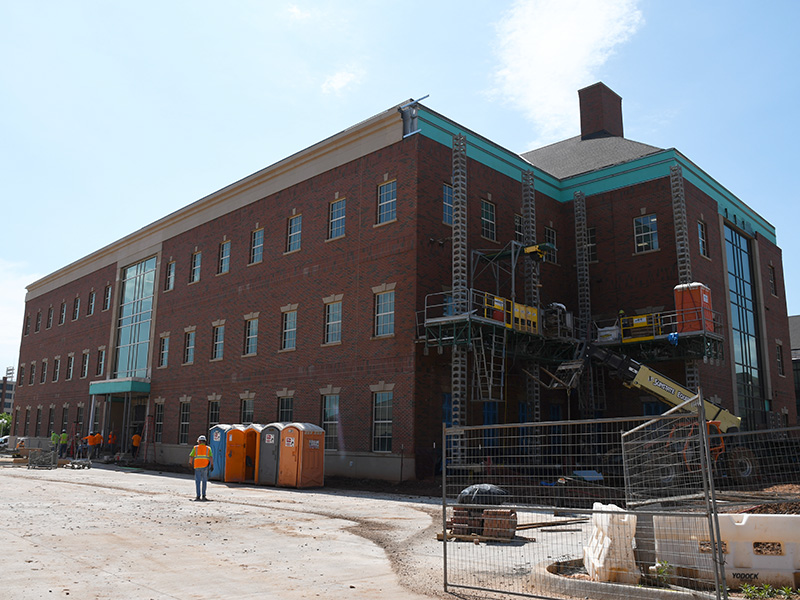 North side of building