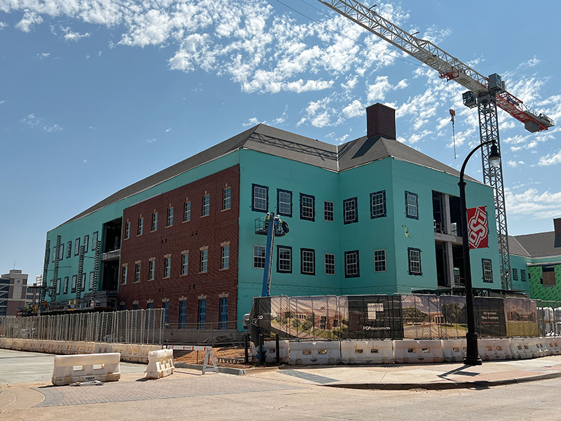 Northwest corner of New Frontiers