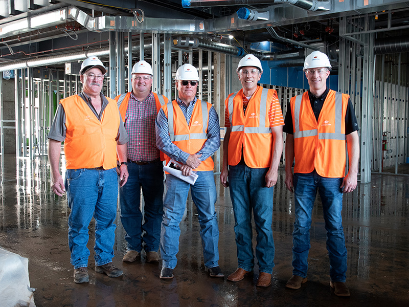 Members of P&K Equipment and John Deere