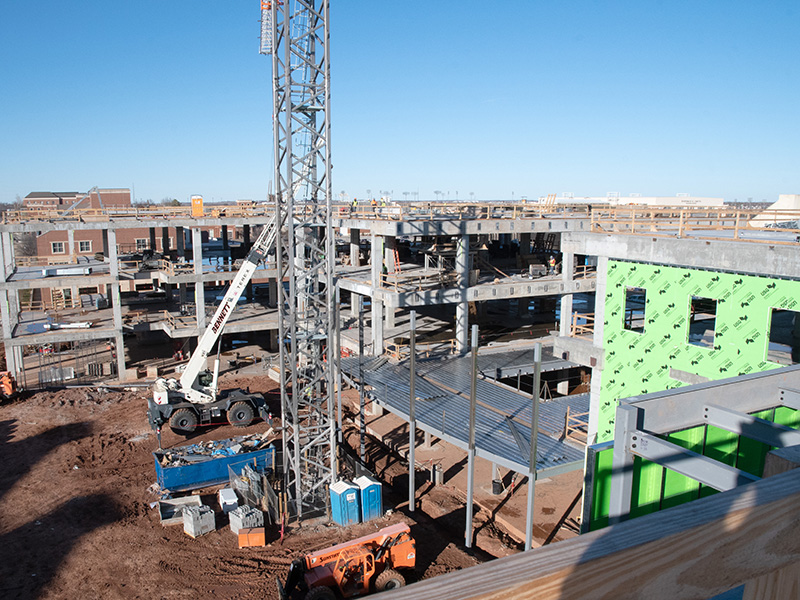 View of north side from the roof