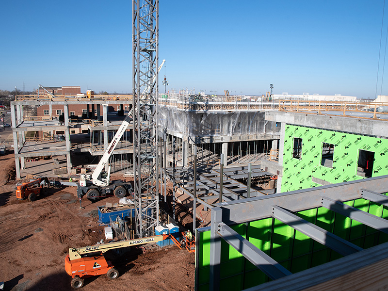 Progress for new bilding