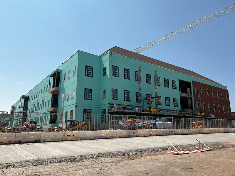 Northeast corner of New Frontiers