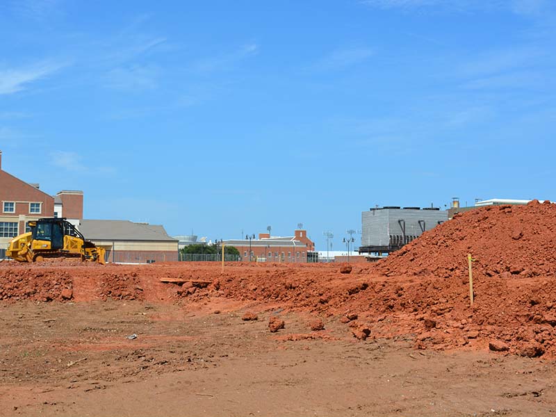 Dirtwork on the construction site