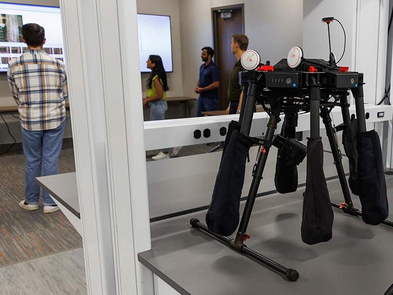 Lab tours during research day