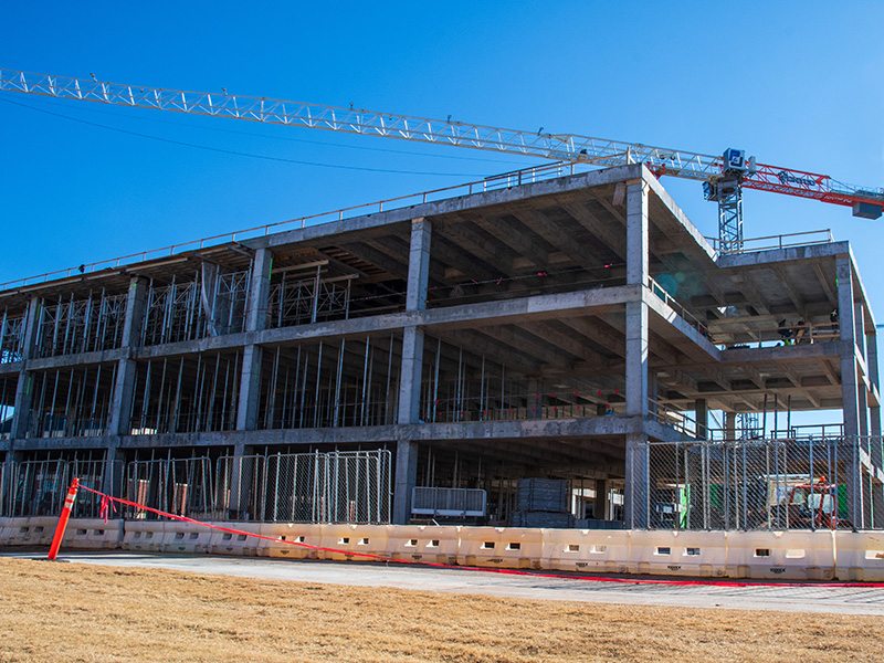 North side building progress