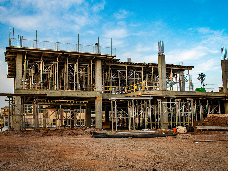 north end building progress