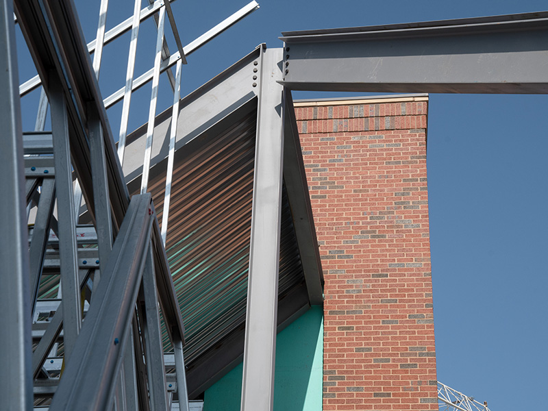 Brick on the chimney
