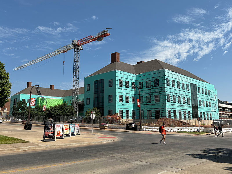 Southwest corner of New Frontiers